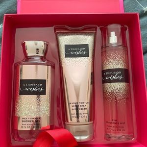 Bath and Body Works A Thousand Wishes set.